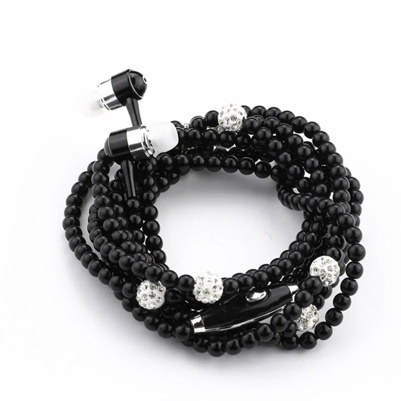 Valén Pearl Necklace Earphones — Elegance in Every Beat