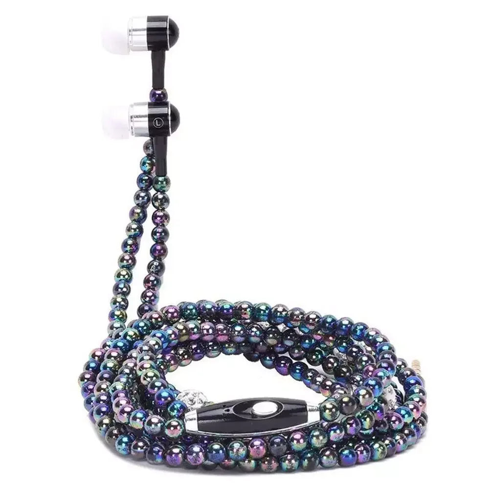 Valén Pearl Necklace Earphones — Elegance in Every Beat