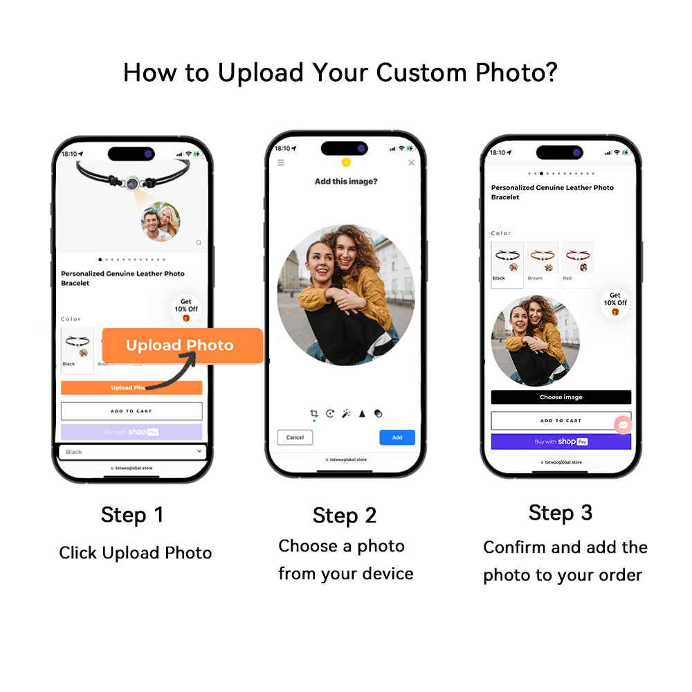 Milan Rope Photo Projection Bracelet