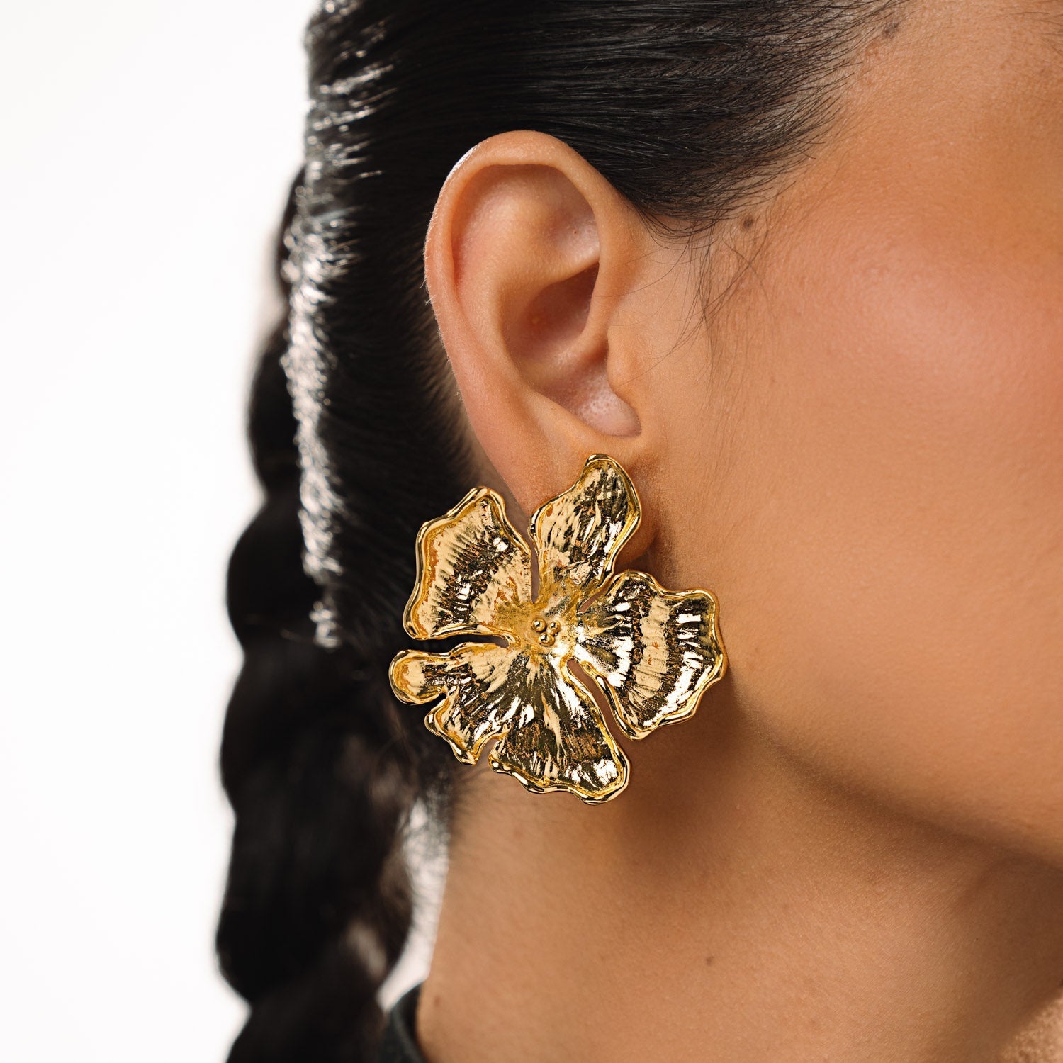 Large Desert Rose Earrings
