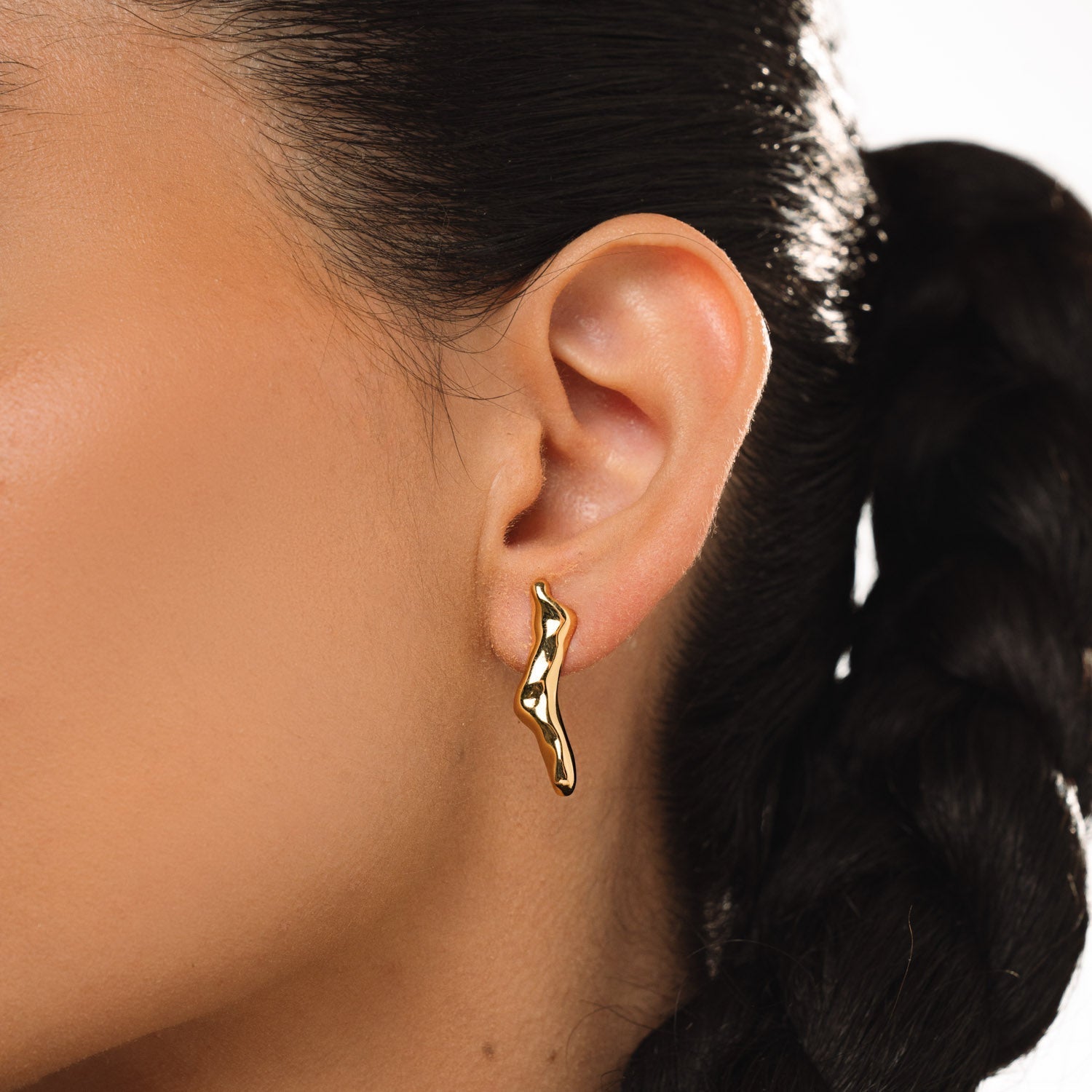 Asymmetric Root Earrings