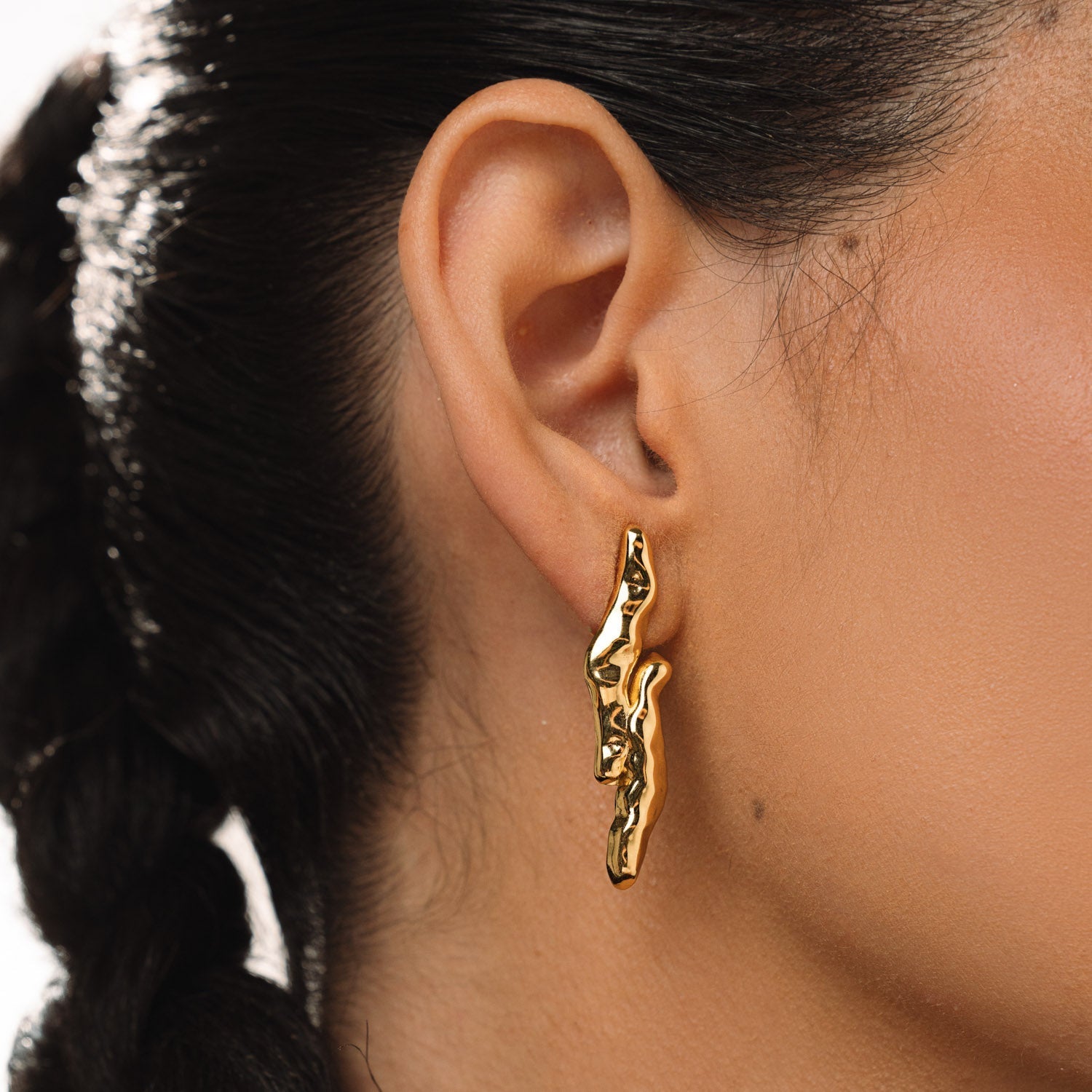 Asymmetric Root Earrings