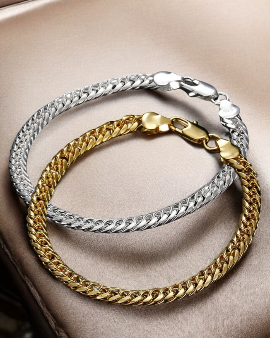 Milano Chain Pulseira Feminina Banhada a Ouro ou Prata 925 Serenyah