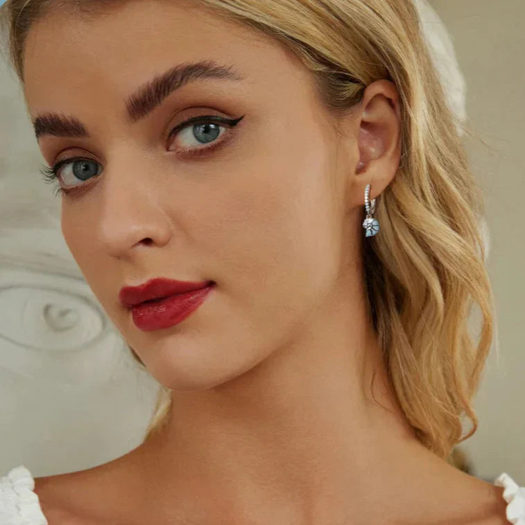 Ocean Star Hoop Earrings