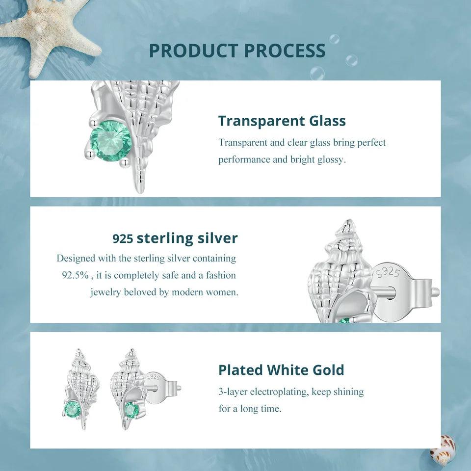 Ocean Shell Earrings