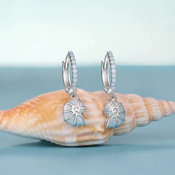 Ocean Star Hoop Earrings