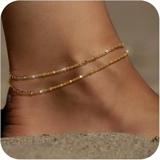 Nicea Anklet Collection Tornozeleiras minimalistas moda verão Serenyah