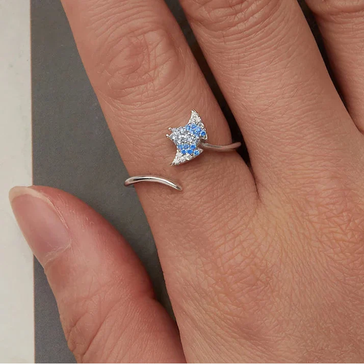 Marine Manta Ring
