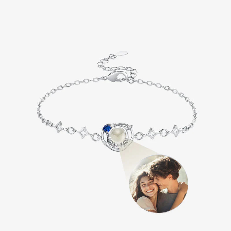 Starry Sky 925 Silver Photo Bracelet