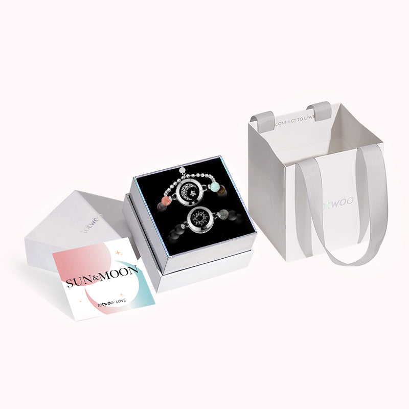 Sun&Moon Energy Touch Bracelets with 13 Types of Natural Beads