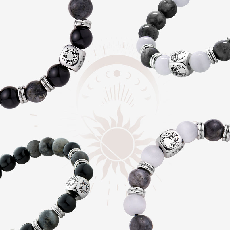 Sun&Moon Celestial Bond Beaded Bracelets