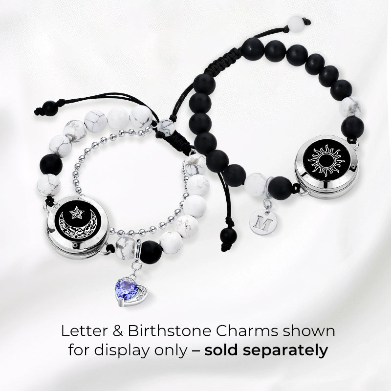 Sun & Moon Touch Bracelets with Matching Beads