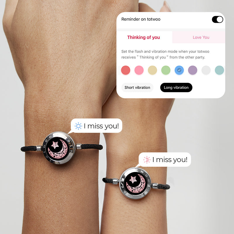 Totwoo Sun&Moon Touch Bracelets Set